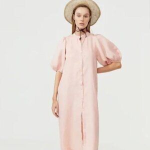 Lanhtropy Bubble Dress- Soft Pink Size Small